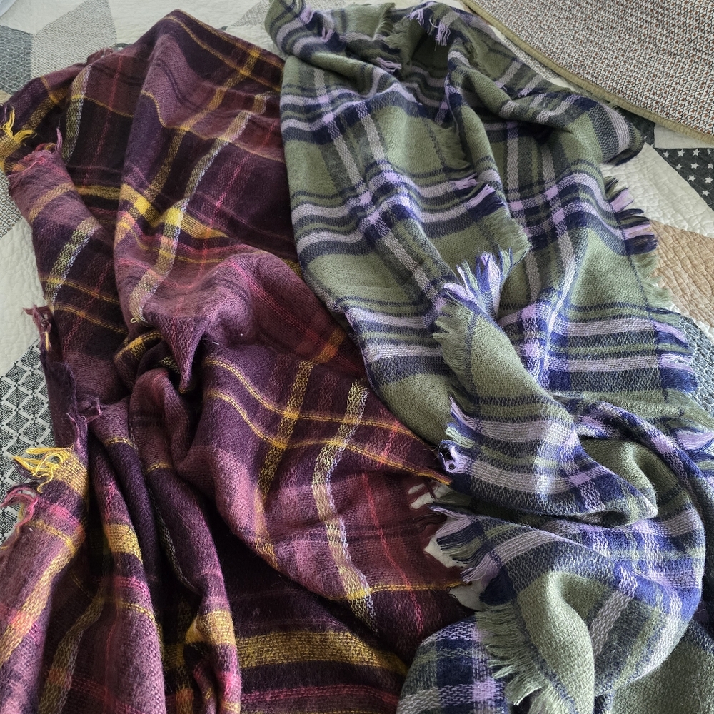 Aerie Plaid Scarf Bundle
